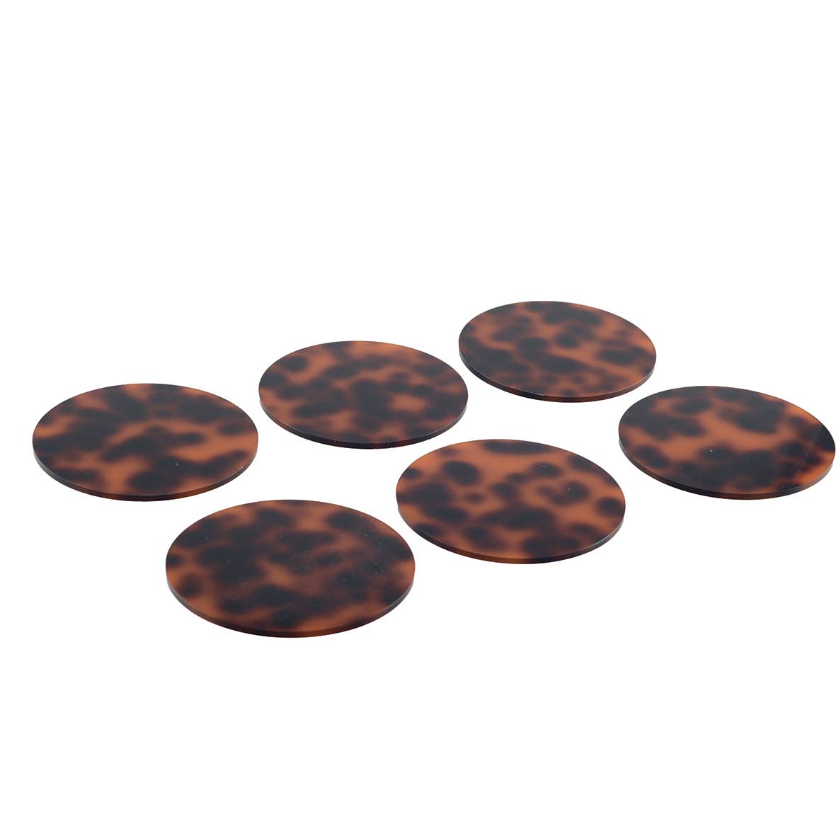 CONJUNTO DE 6 BASES PARA COPOS ACRÍLICO
