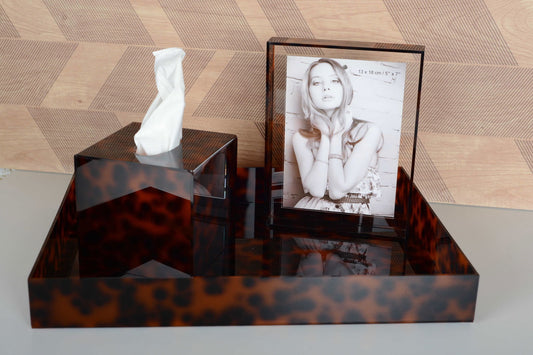 Boémista Store - BANDEJA LEOPARDO 40X30X5CM - - #tag1# - #tag2#