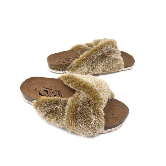 Boémista Store - FLUFY chinelos Bege - - #tag1# - #tag2#