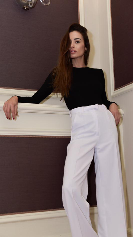 Calças largas com bolsos - Boémista Store