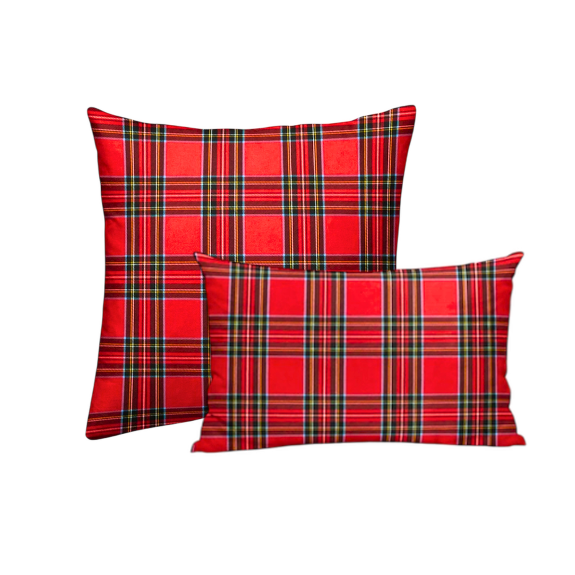 CAPA ALMOFADA XADREZ VELUDO 50X50 - Boémista Store