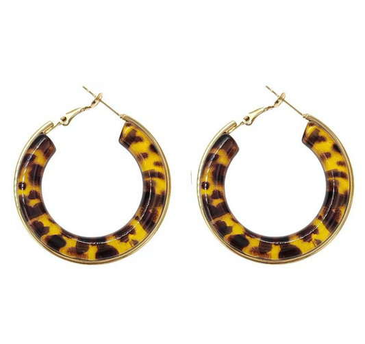 Boémista Store - ARGOLAS EM RESINA COM LINHA DOURADA EM INOX -  - #tag1# - #tag2#