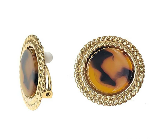 Boémista Store - BRINCOS DE CLIPE LEOPARDO -  - #tag1# - #tag2#