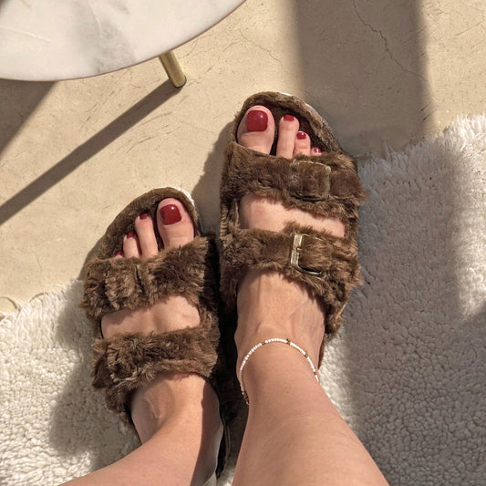 Boémista Store - CHINELOS COM FIVELA - CASTANHO -  - #tag1# - #tag2#