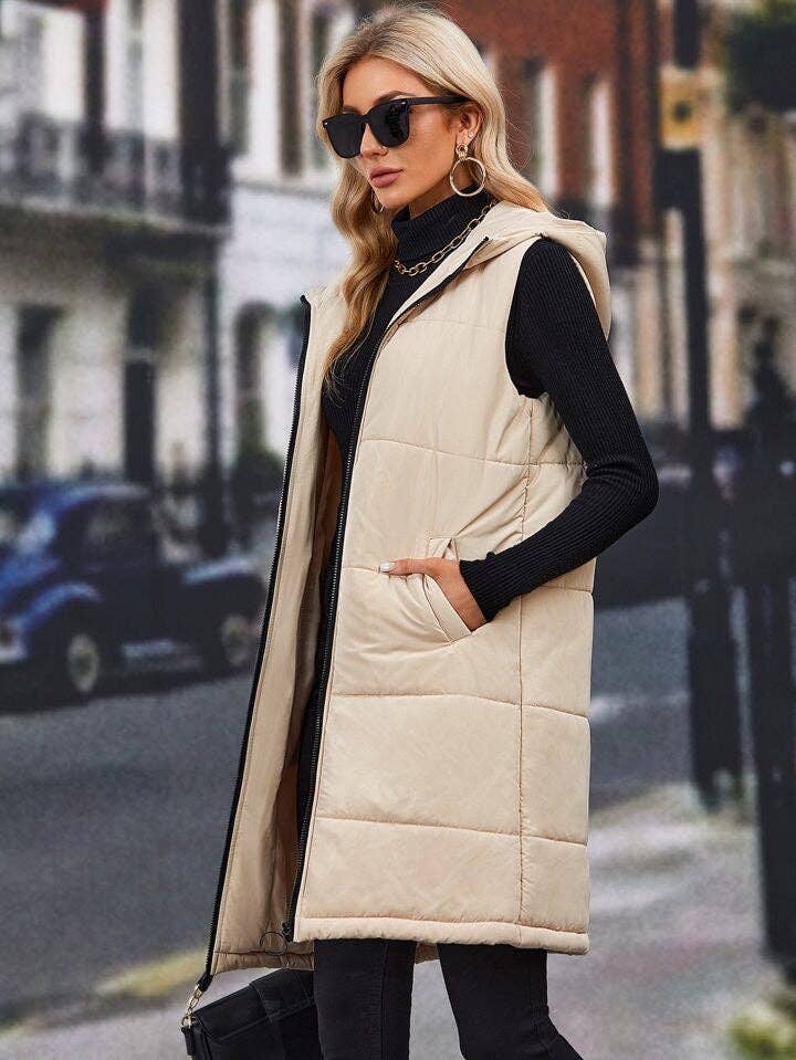 Boémista Store - COLETE MIDI COM CAPUZ -  - #tag1# - #tag2#