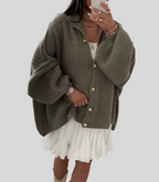 Boémista Store - Casaco de lã Oversize com botões dourados -  - #tag1# - #tag2#