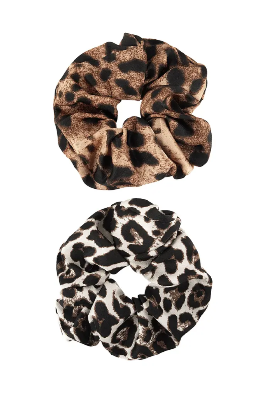 Boémista Store - ELÁSTICO DE CABELO COM PADRÃO LEOPARDO -  - #tag1# - #tag2#