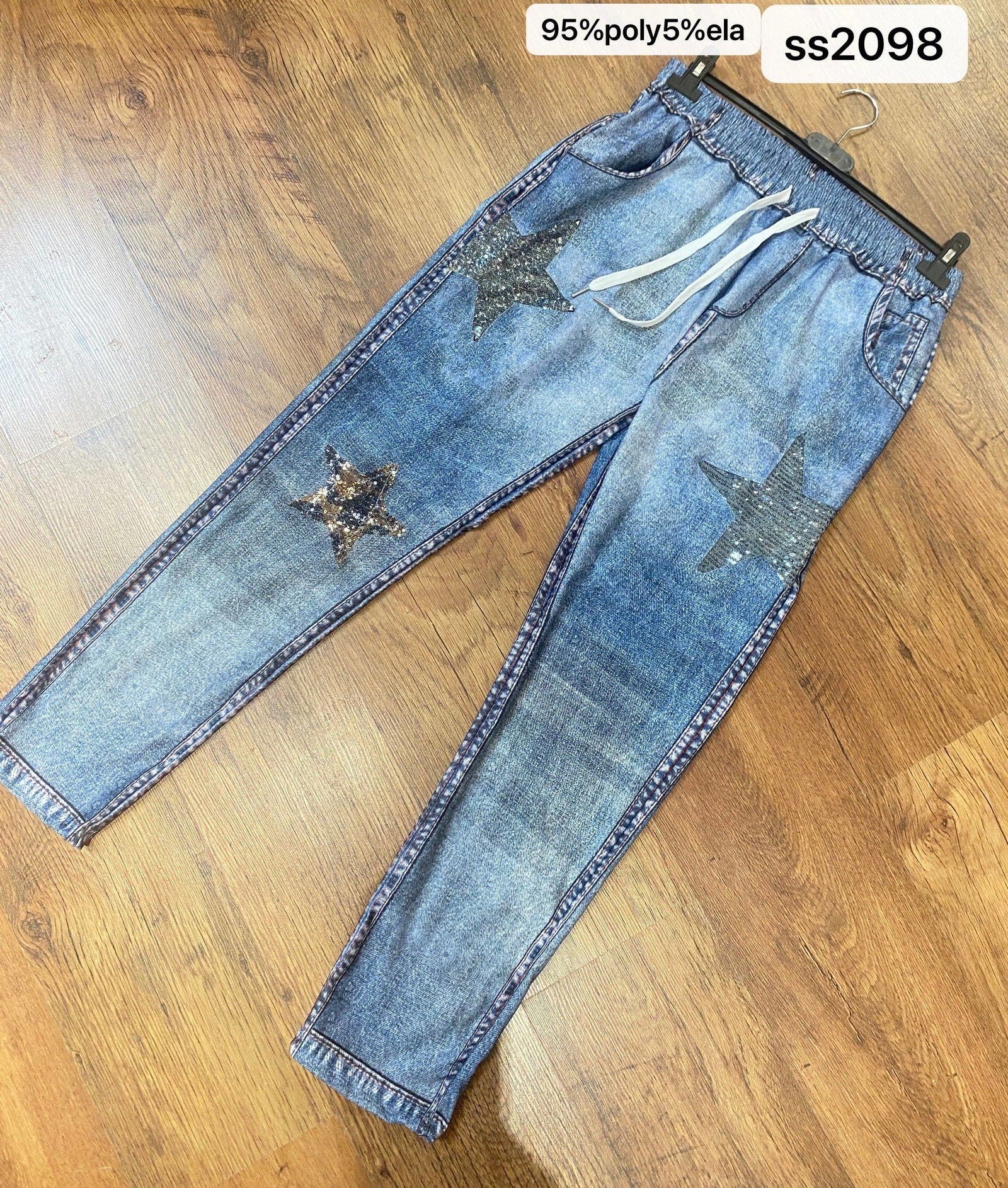 Boémista Store - ESTRELA • Calça de ganga -  - #tag1# - #tag2#