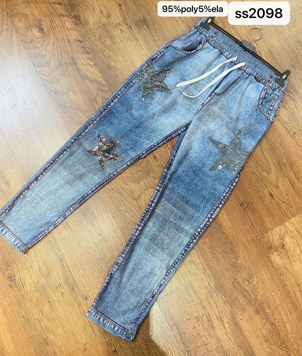 Boémista Store - ESTRELA • Calça de ganga -  - #tag1# - #tag2#