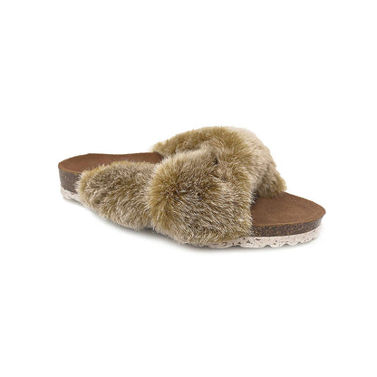 Boémista Store - FLUFY chinelos Bege -  - #tag1# - #tag2#