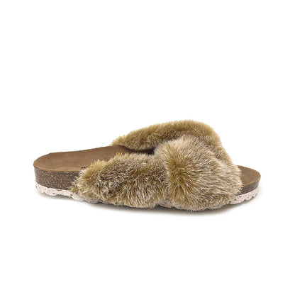 Boémista Store - FLUFY chinelos Bege -  - #tag1# - #tag2#